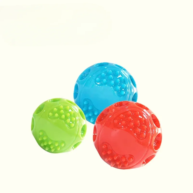 

Pet dog toy ball sounding toy resistant to grinding teeth