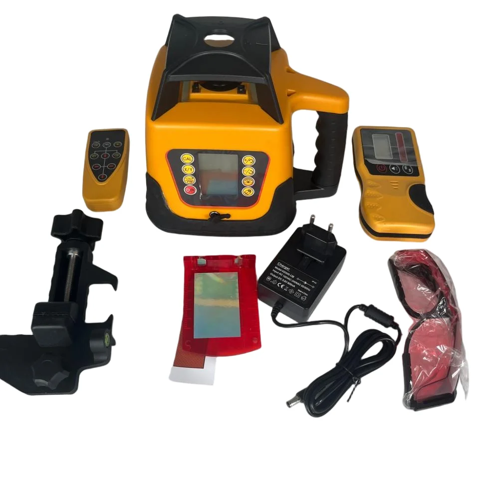 جهاز ليزر دوار عالي الدقة، يتم - مراجعة Rotary Laser Level 500M Range وسعره
