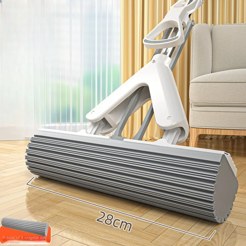 Squeeze Self-draining Collodion Mop Wood Floor Tiles Spin Household Cleaning Tools To Clean Walls and Ceilings Floor