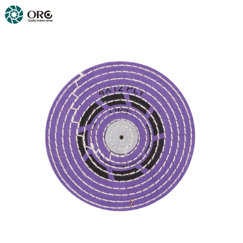 

ORO 6-Inch Berry Knife Edge Buffs 6pcs Jewelry Cotton Polishing Wheel for Platinum, Mirror Finish, Pre & Final Polishing