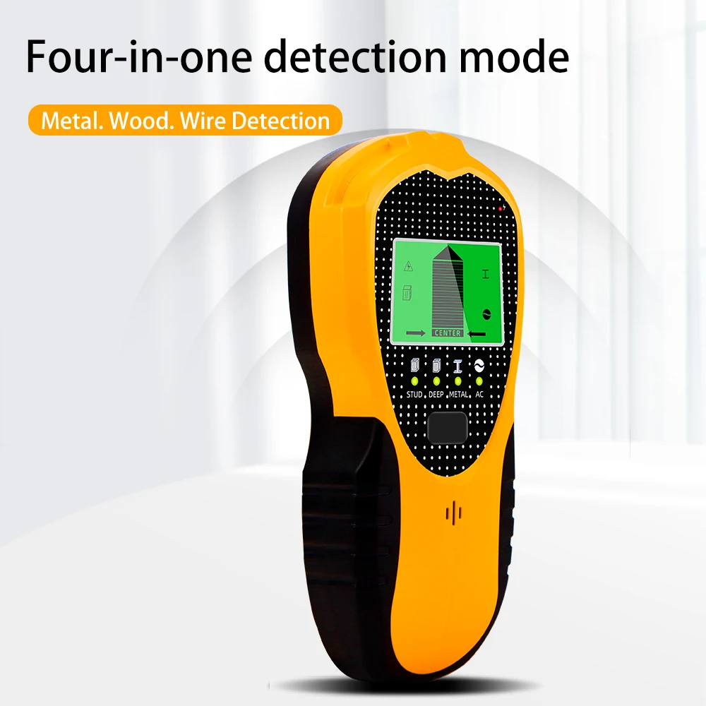 SH201 Wall Metal Detector Material Inside Wire Scanner 4 in 1 Wood Stud Finder Safety Drilling Position Hole Location Tools