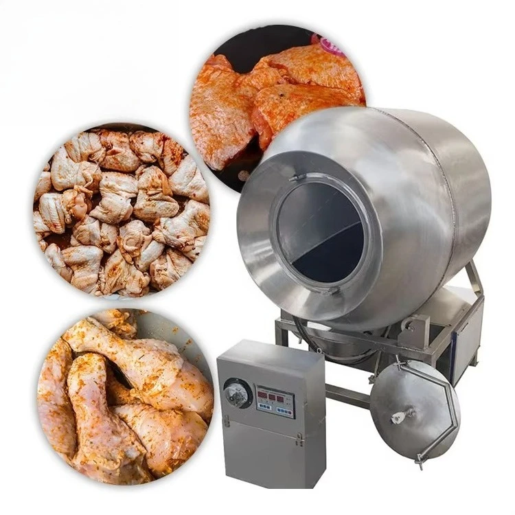 Stainless Steel Chicken Sausage Making Marinating Machine Meat Sausage Tumbler Mmixing Machine Vacuum Tumbler Marinator