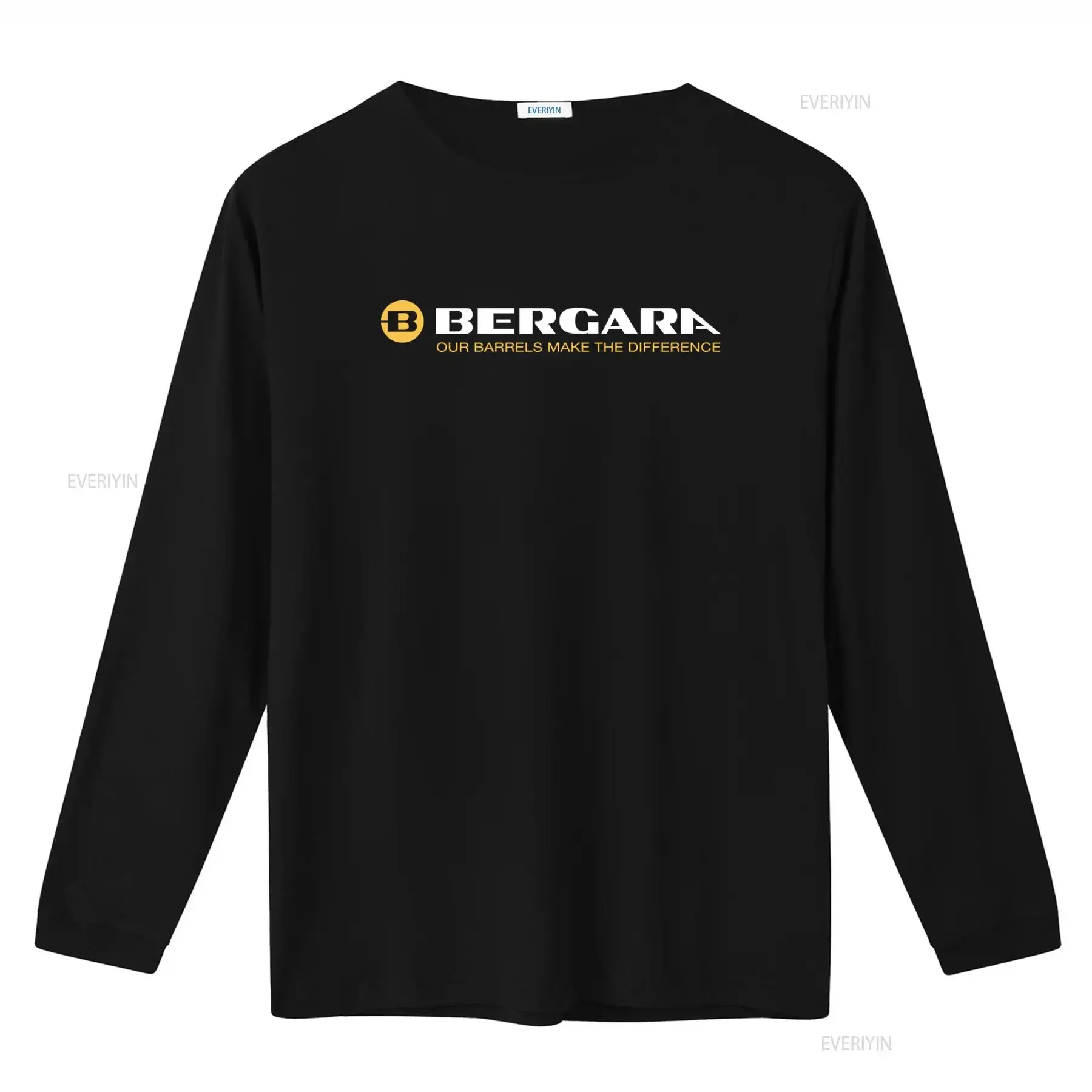Bergara Guns Firearms Men's Black T Shirt Size S to 3XL Our Barrels Make The Difference vintage Washed Stretched Casual homme