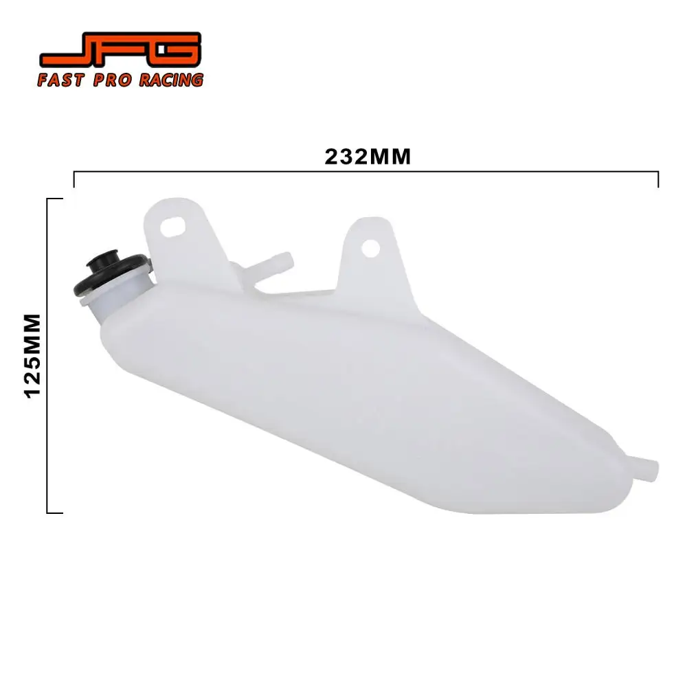 Radiator Tank Plastic Cooling Kettle Water Bottle Motorcycle Accessories For YFZ 450 2004 2005 2007-2009 2012 Special Edition