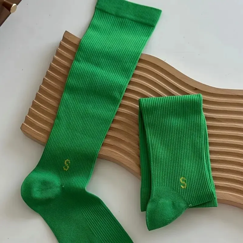 1 Paar professionelle Waden-Kompressionssocken, hohe Elastizität, atmungsaktiv, Komfort, ganzjährig, Laufen, Springseil, Sportsocken – Detail 14