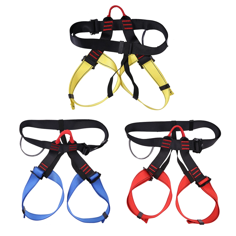 

Outdoor Aerial Rock Climbing Harness Waist Half Body Protecting Safety Belt