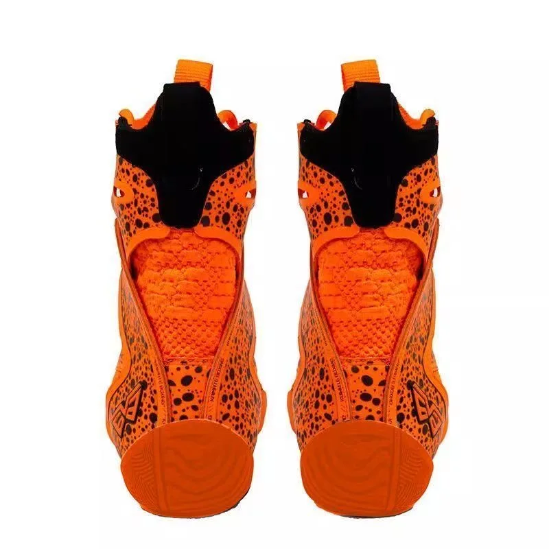 

High-Top Boxing Sneakers Adult & Kids Sizes 38-46 Combat Sports Shoes Durable Fitness Wrestling Boots Couples Style