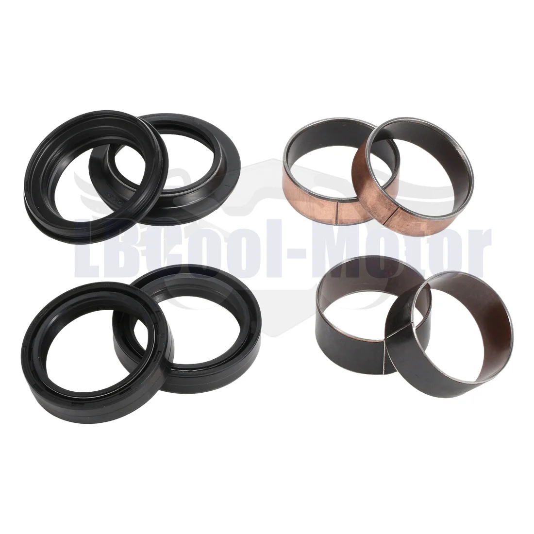 Front Fork Bushings Oil Seals Dust Seals Rebuild Kit For Honda NC750 D Integra 2018 NC750 X 2018-2023 Fork Tube Bush Seals Set