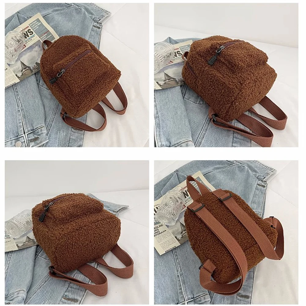 Mini Sac à Dos en Peluche Brodé Personnalisé pour Étudiant Petit Livre, Cadeau Mignon avec Nom, Nouvelle Collection