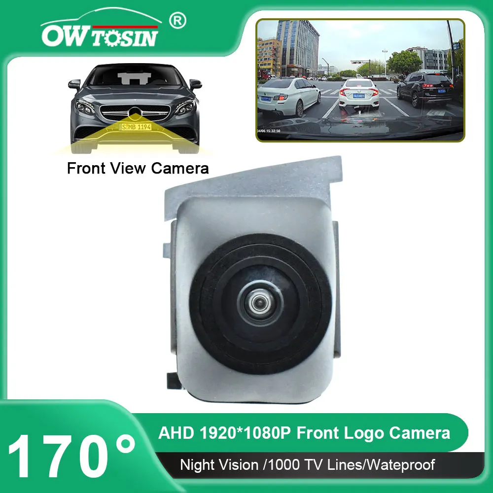 AHD 1080P 170° Fisheye Vehicle Parking Car Camera For BMW 3 Series F30 F31 F34 2012 2013 2014 2015~2019 Front Logo View Camera