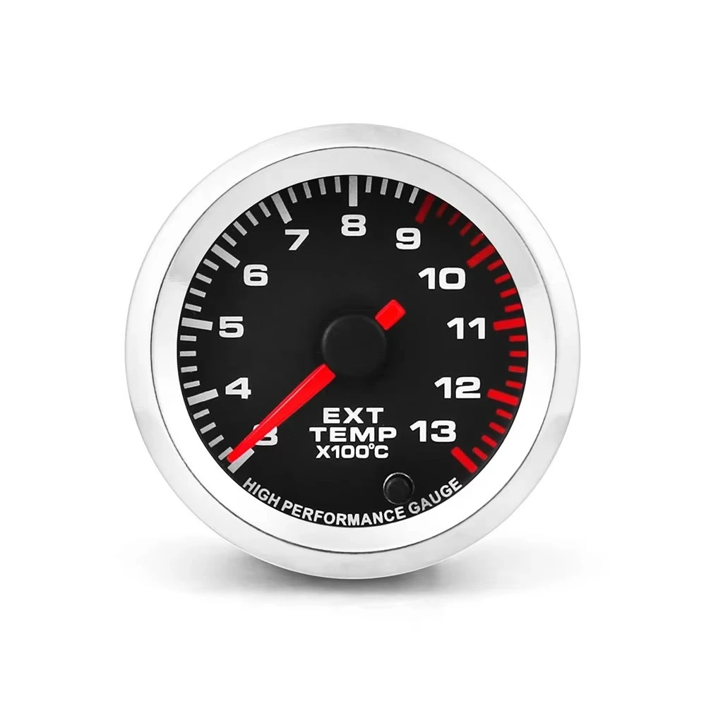2 " 52 Mm Automotive Exhaust Gas Thermometer 300-1300 ° C EGT Pressure Gauge with Stepper Motor