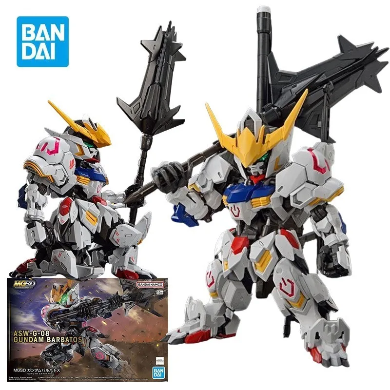 

BANDAI MGSD ASW-G-08 Gundam Barbatos Фигурки Мобильный костюм Gundam Iron-Clooded Orphans Аниме Модель Комплект игрушек для мальчиков