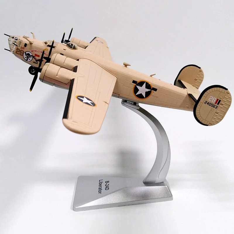 

Diecast American B-24 Militarized Combat Bomber Alloy & Plastic Model 1:72 Scale Toy Gift Collection Simulation Display