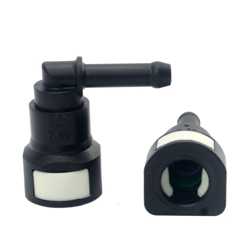7.89mm ID 5.5 6 7.5 Car Fuel Line Coupler Hose Quick Connect Rubber Nylon Oil Pipe Adapter Disconnect Release Female Connector