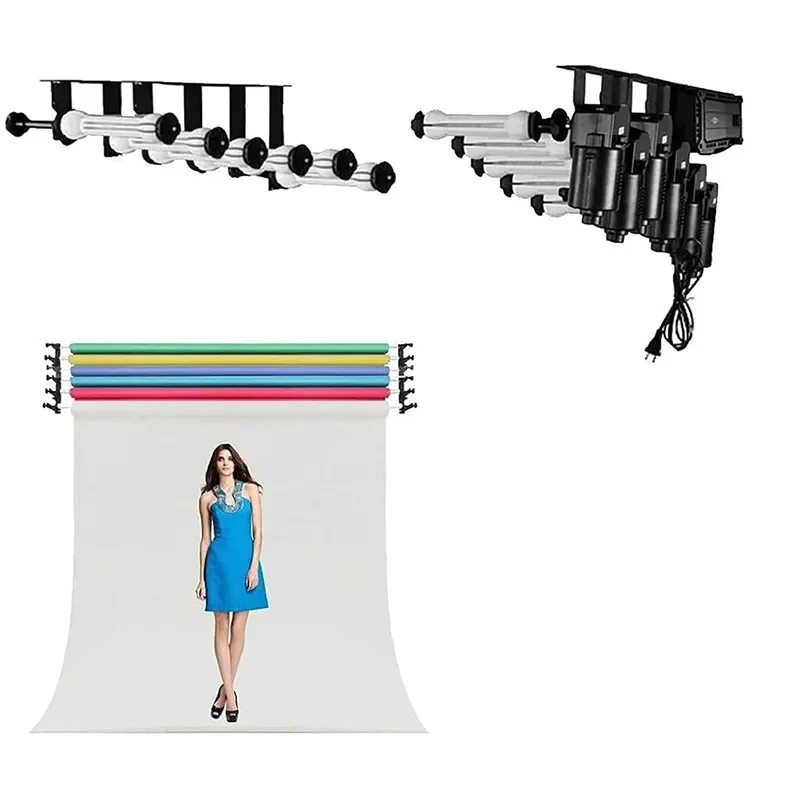 Remote Electric Wall Ceiling Mounting Background Support System