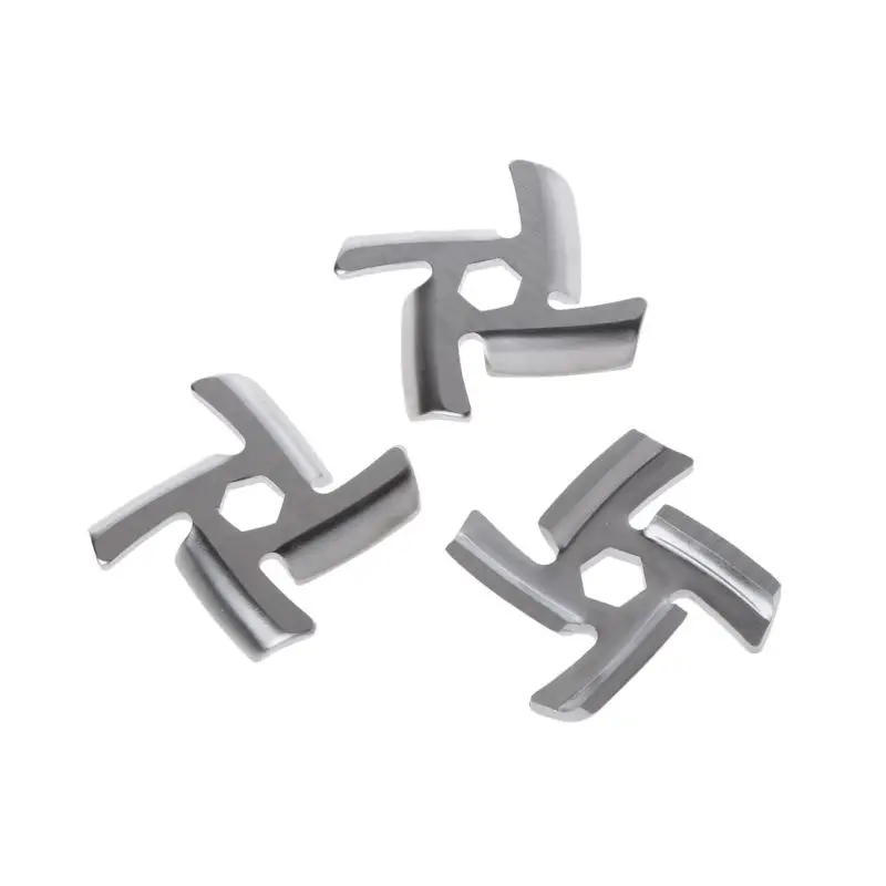 3 Pieces Grinder Stainless Steel Knife Cutter Replacement for Grinders, Please Check the Size and A0NC