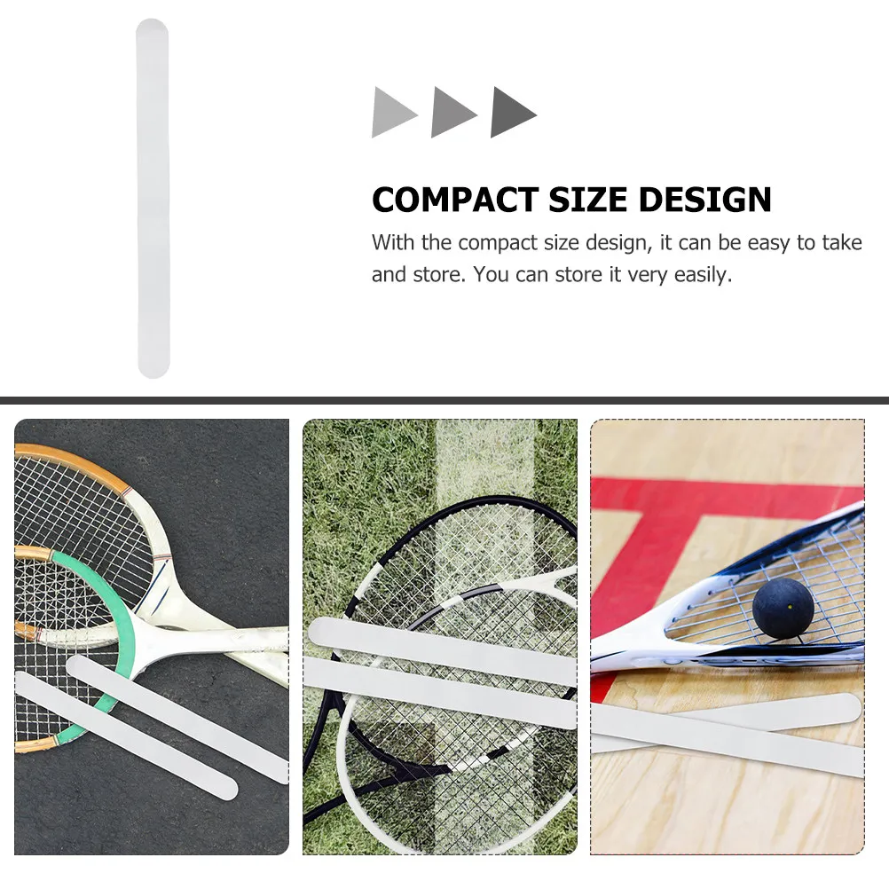 TPU Transparent Tennis Racket Tape for Frame Protection, Anti-Scratch & Lightweight Grip Adjustment