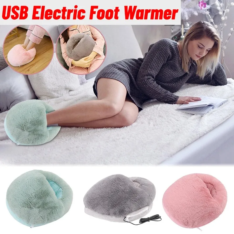 

Winter Electric Foot Warmer Constant Temperature Heating Pad USB Heating Slippers Electric Foot Massagers Household Foot Heater