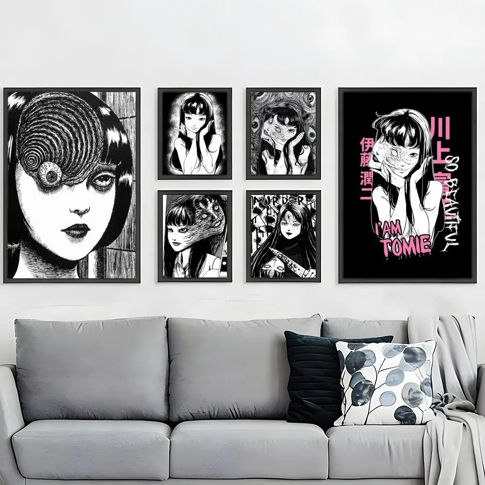 J-Junji Ito T-Tomie Poster HD Waterproof Self-Adhesive Wall Art – Multi-Scene Use, Top Gift Pick