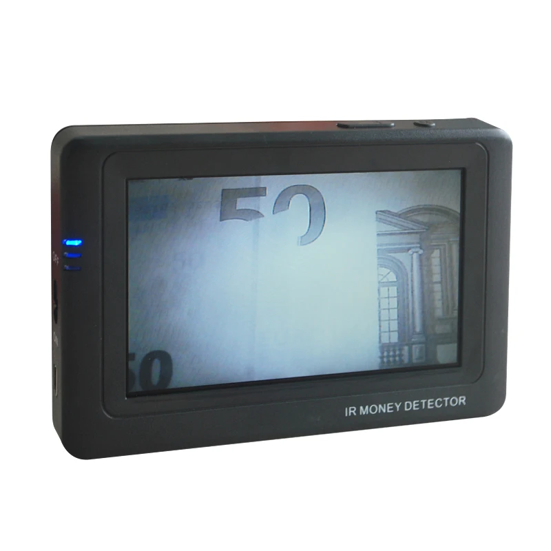 IR Money Detector Portable Mini All Currency Cash Banknote Infrared Camera Bill Detecting Machine