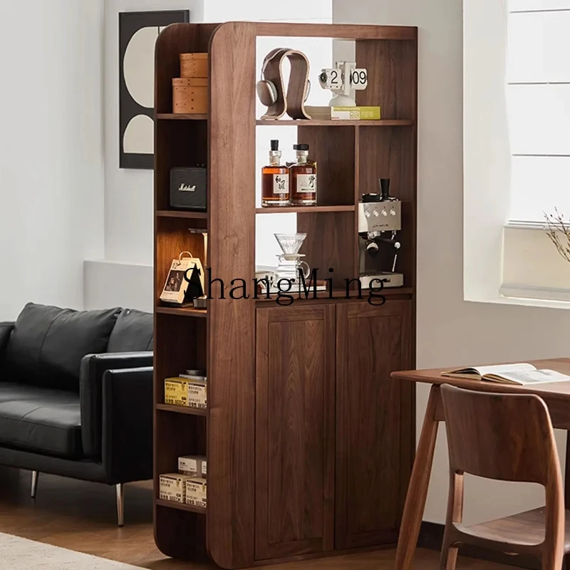 SM household entrance cabinet modern simple foyer cabinet solid wood storage shoe cabinet