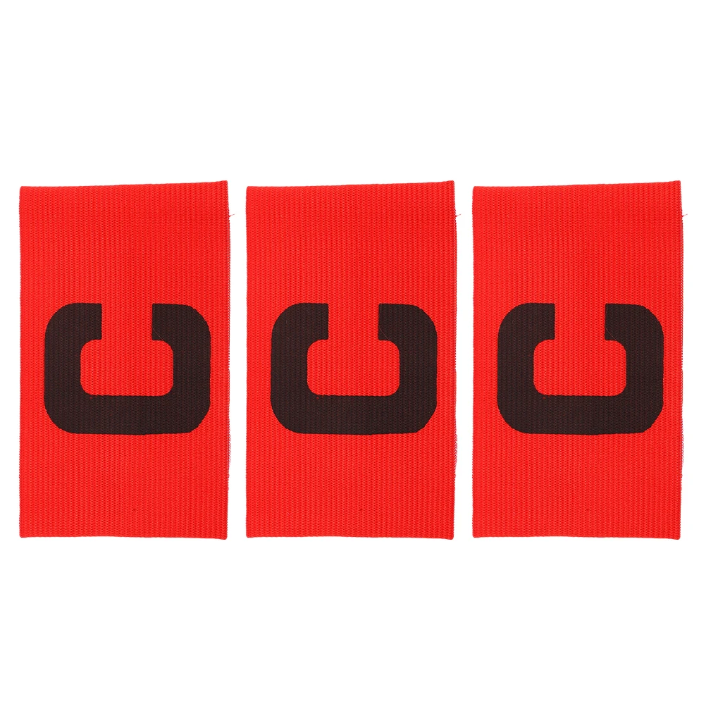 

3 Pcs Football Captain Armband Captains Armbands Adult Soccer for Adults Secure Training Aids