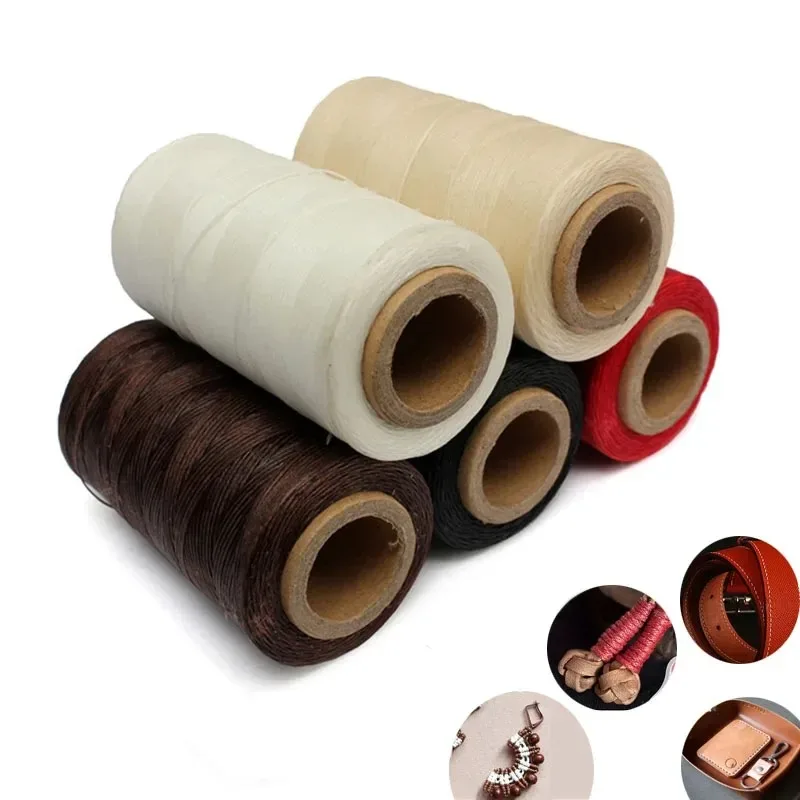 1pc 1mm 150D Leather Waxed Thread 240 Meters Cord DIY Craft Tool Hand Stitching Thread Bookbinding Wallet Sewing Supplies