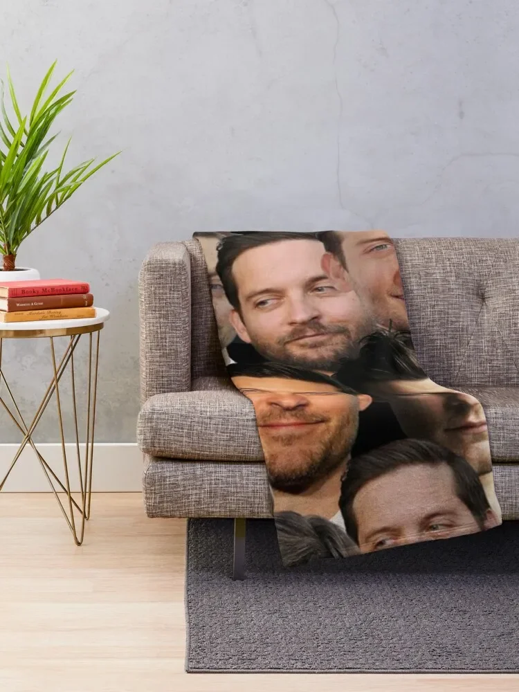 Tobey Maguire Photo Collage Throw Blanket Kid'S Warm Blankets