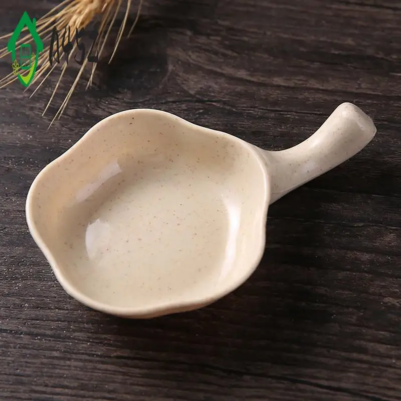 

A45Z-Seasoning Plate Dressing Tomato Sauce Dish Kitchen Sauce Bowl Handle Plates Serving Saucers Bowl For Sauce