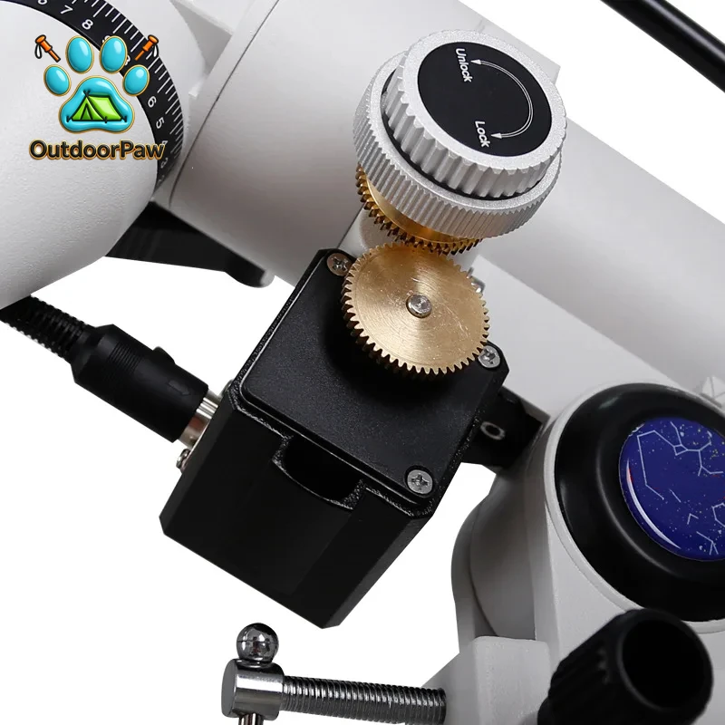 EXOS-2/EXOS-I 2-inch Equatorial Telescope Thickened Stainless Steel Tripod Bracket Astronomical Telescope Accessories