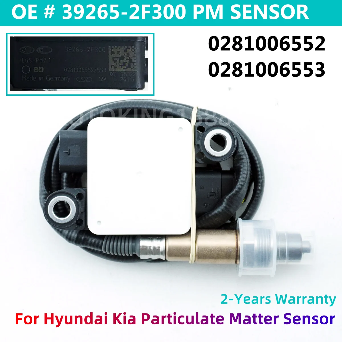 39265-2F300 PM Particulate Matter Sensor 392652F300 0281006552 0281006553 1277022822 For KIA SORENTO Hyundai SANTA FE