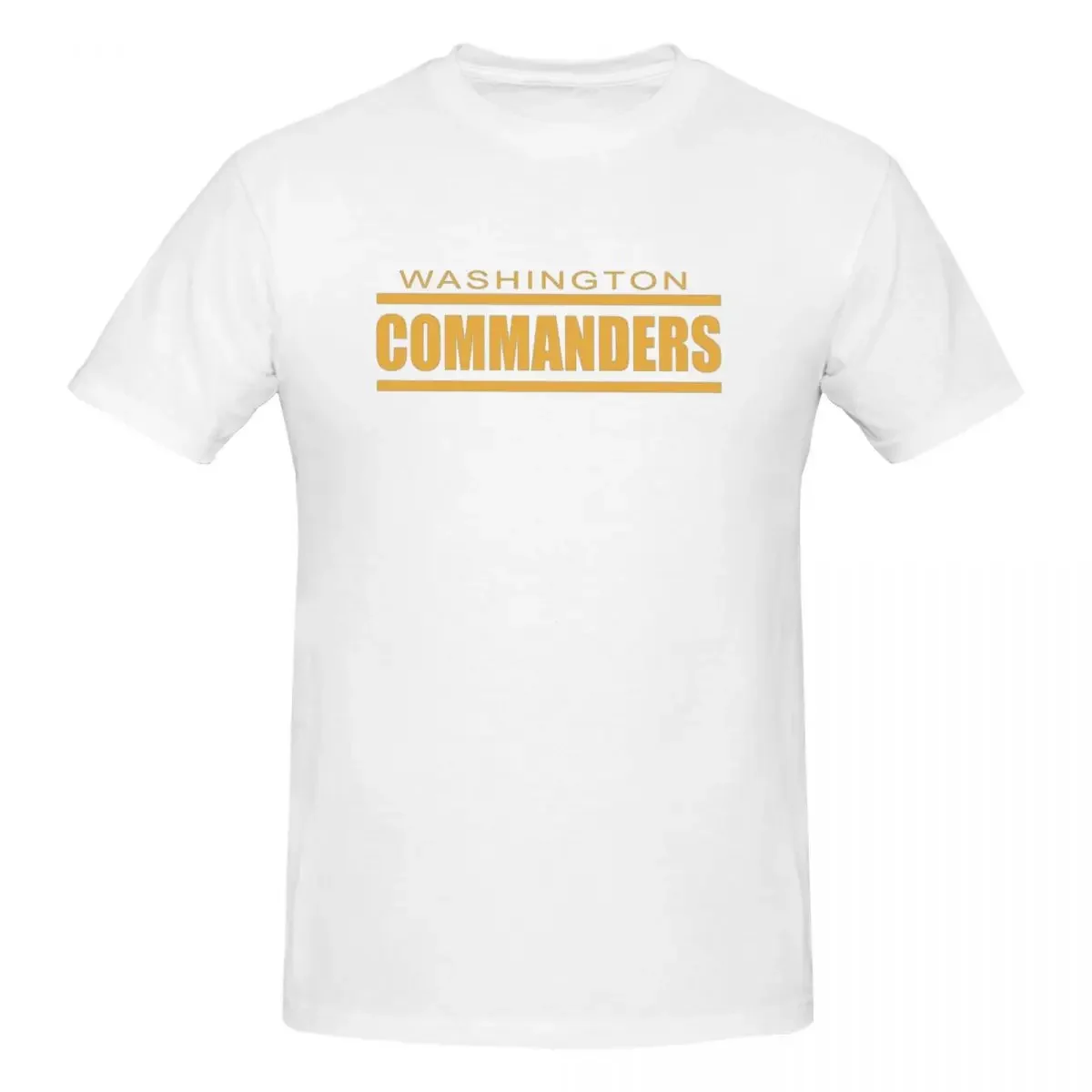 Washington Commanders 100% Cotton T-shirt Men's Funny T Shirts Men O-Neck Short Sleeve S-6XL