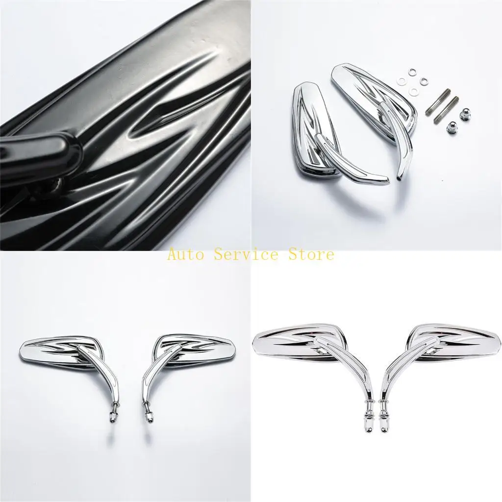 

462A Universal Handlebar End Reflector Mirrors For XL1200X Electric Vehicle Rear View Mirror Motorcycle Blind Spot Mirrors 2x