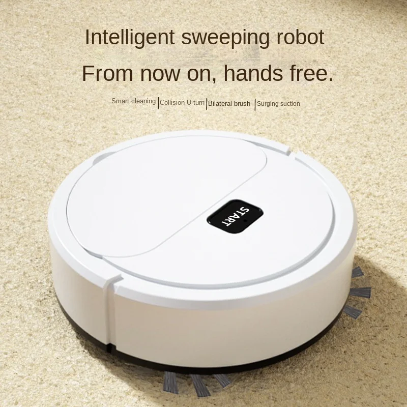 2024 Automatic Portable Mini Home Floor Robotic Vacuum Cleaner Wet Dry Three-In-One Sweeping Machine for Home