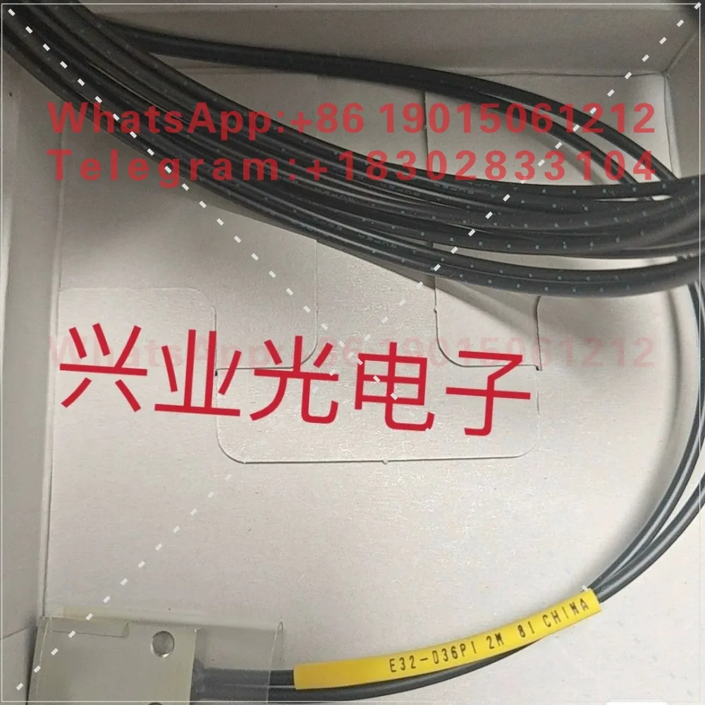 E32-D36P1 fiber optic cable, brand new original genuine fiber optic sensor E32-D36PI