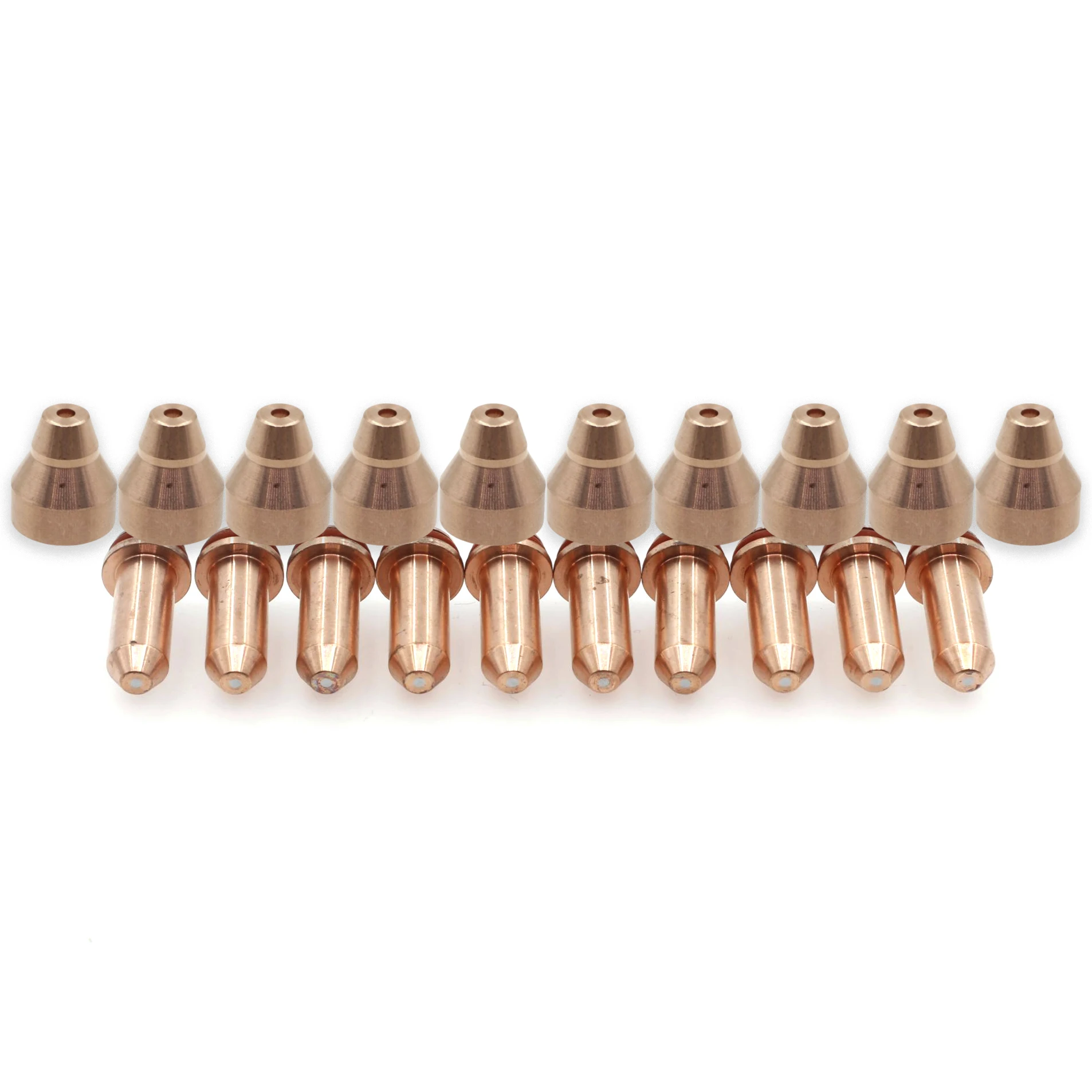 

В.С. 11.828.203.414 насадка 10 шт. + 11.828.001.3001 электрод 130А 10 шт. расходные материалы для плазменной резки для горелки kjellberg