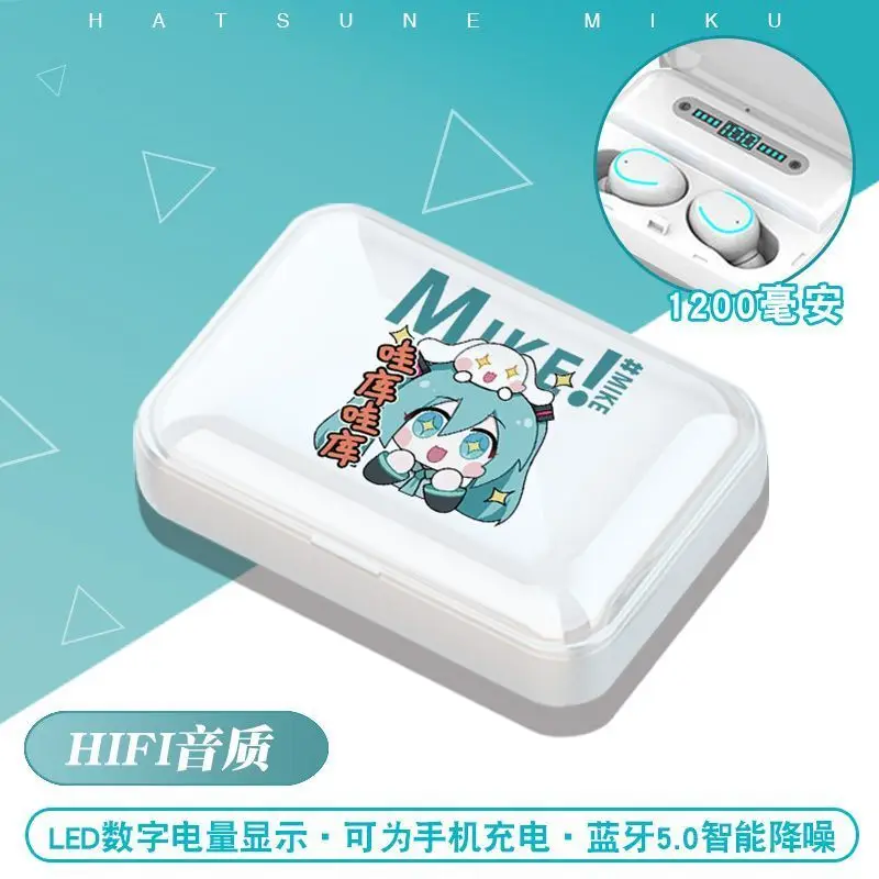 初音ミク-Bluetoothワイヤレスヘッドセット,漫画,パーソナライズされた