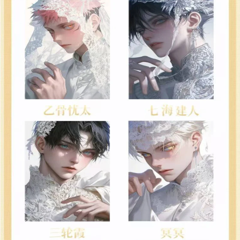 Wholesale Jujutsu Kaisen Collection Cards Case Booster Box Acrylic Cards Shaped Cards Classic Acg Perimeter Kids Toys