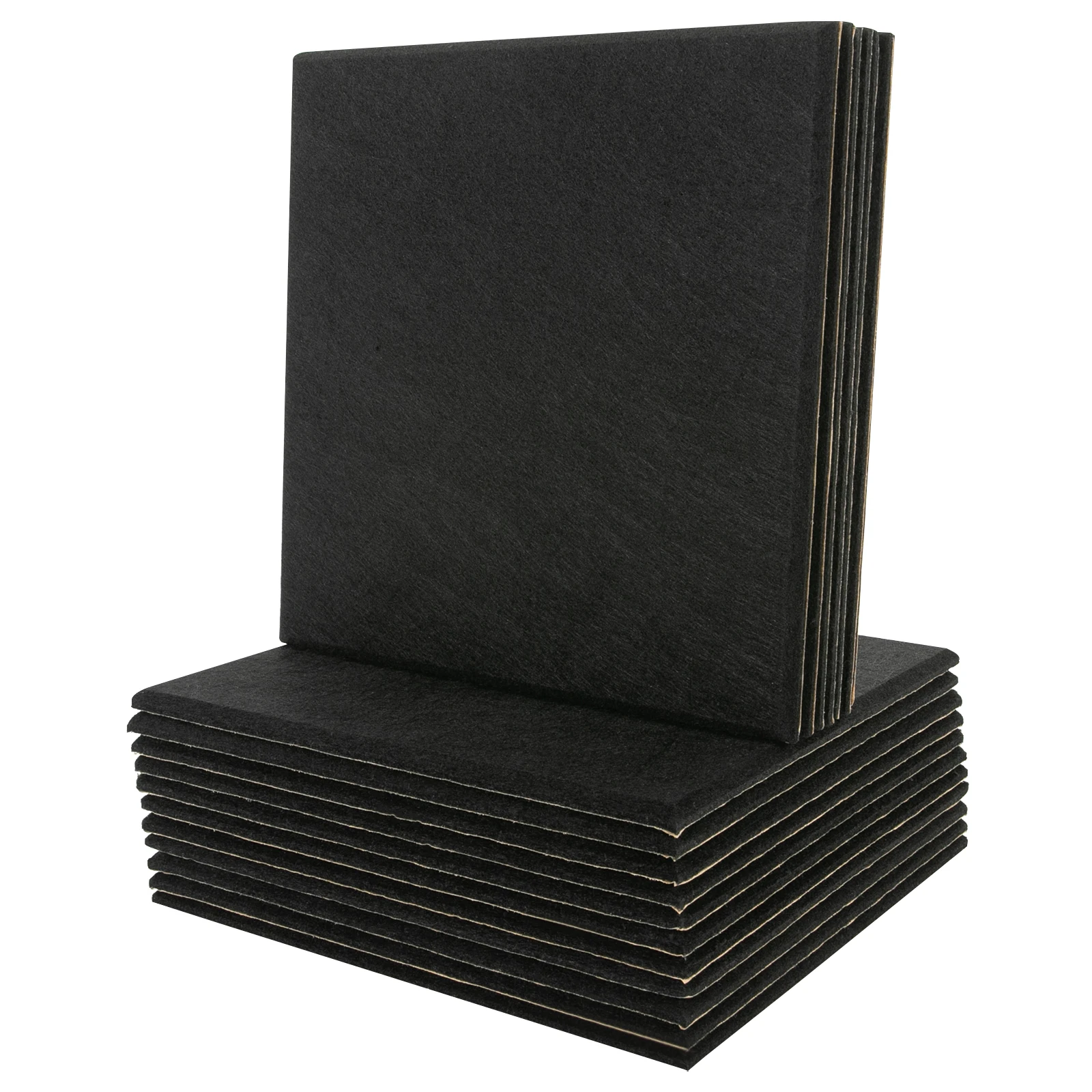 18-teilige Akustikplatten, schalldämmende Wandpaneele, 30 x 30 cm, 9 mm dick, Polyesterfaser, für Zuhause, Büro, Studio, KTV, Kino, Schlafzimmer, Dekoration – Detail 31