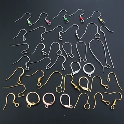 20x17mm Multi Styles Stainless steel DIY Earring Findings Clasps Hooks Jewelry Making Accessories Earwire