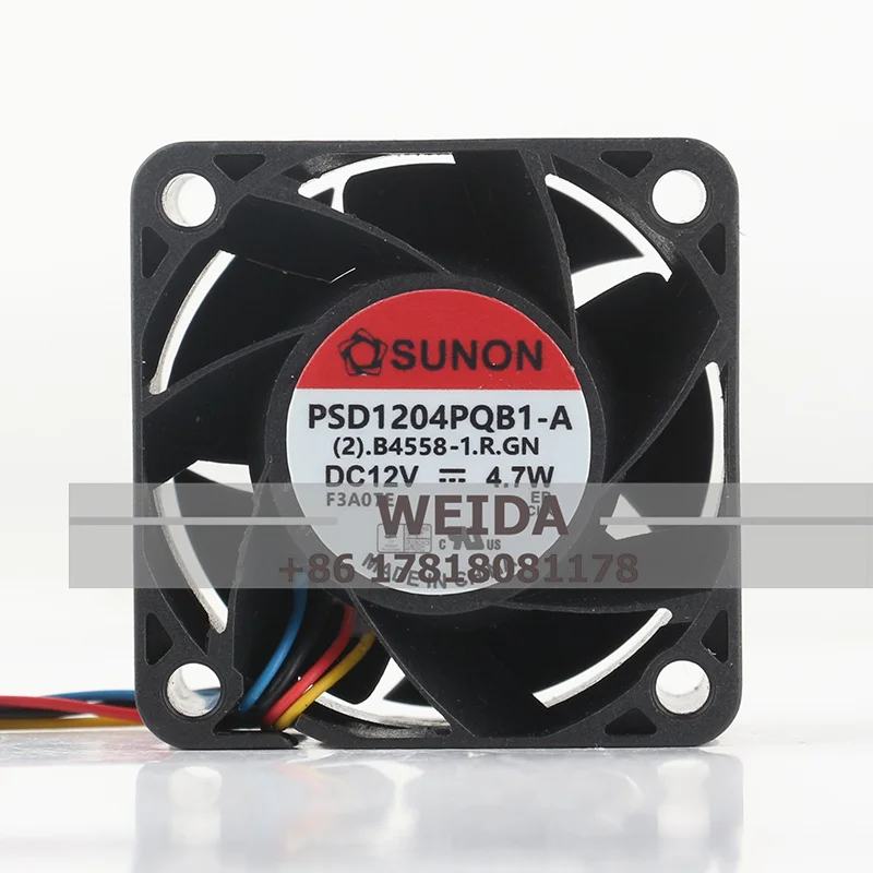 Original SUNON 40*40*28MM PSD1204PQB1-A DC12V 4.7W 4028 4CM dual ball cooling fan