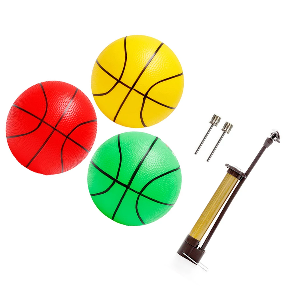 

3pcs Pool Basketball Colored Plastic Balls for Children Fun Lightweight Kids Toy Ball Playthings Outdoor Games