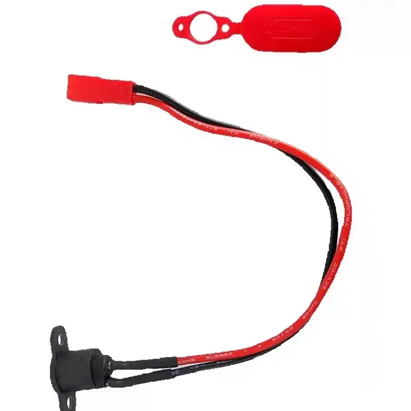 1Set Electric Scooter Charging Port Waterproof Cover - Silicone Dust Plug for M365 Charging Cable Hole