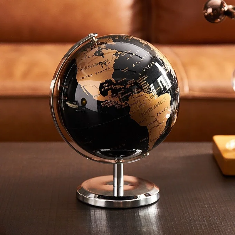 

Globe Models Rotatable Modern Office Desktop Decoration Gifts Study Bookcase Home Decoration Accessories Vintage Home Decor