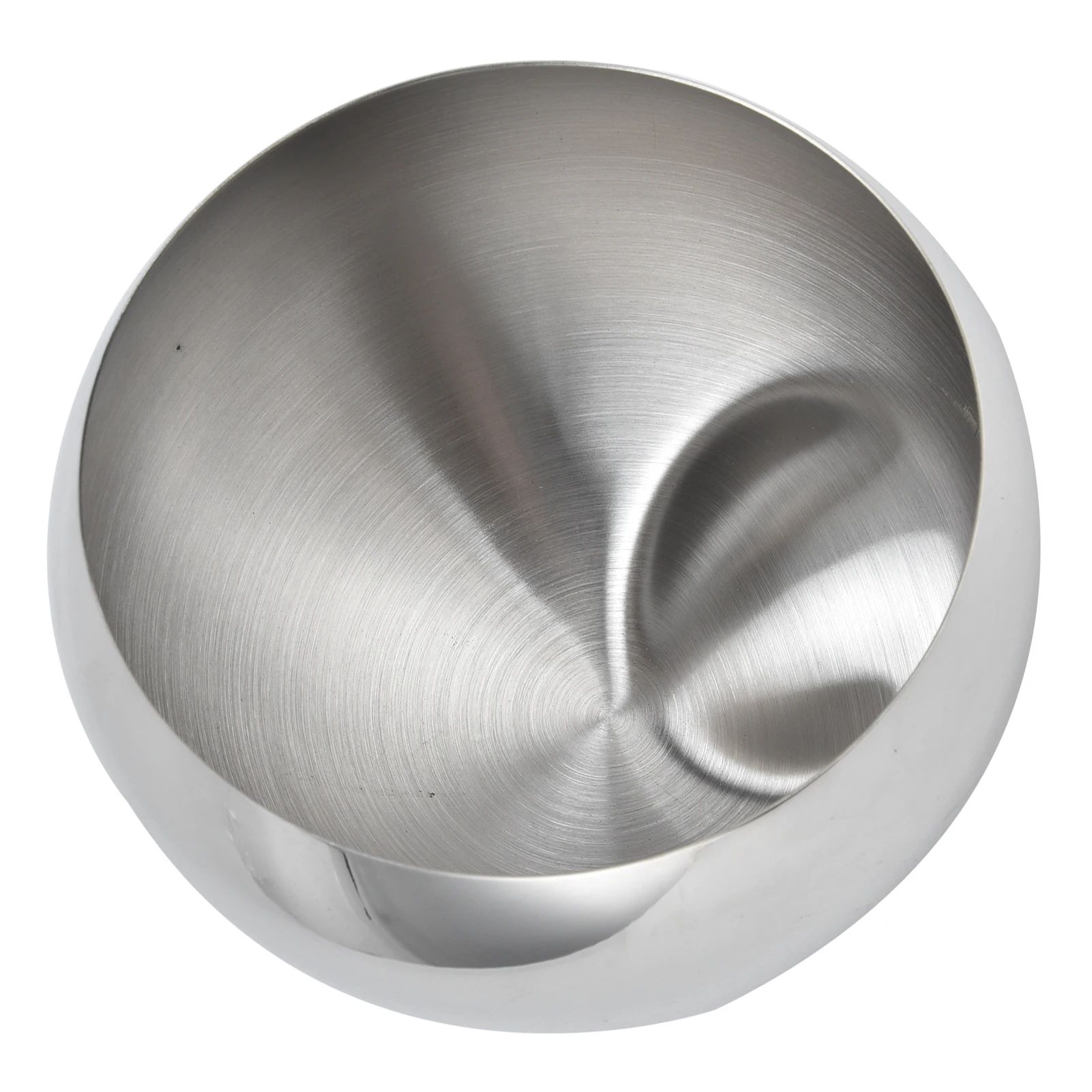 Oblique Bowl Large Capacity Convenient Bowl Mirror Polished for Most People for Storing Large Garbage Such As Peels and Crumbs