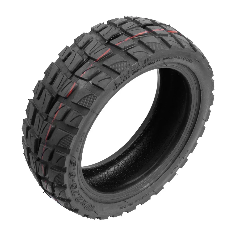 10 Inch Vacuum Tire Tubeless 10x2.75-6.5 Off-Road Tires Kickscooter Wearproof Rubber Tyre for Electric Scooter Wheel Accessories