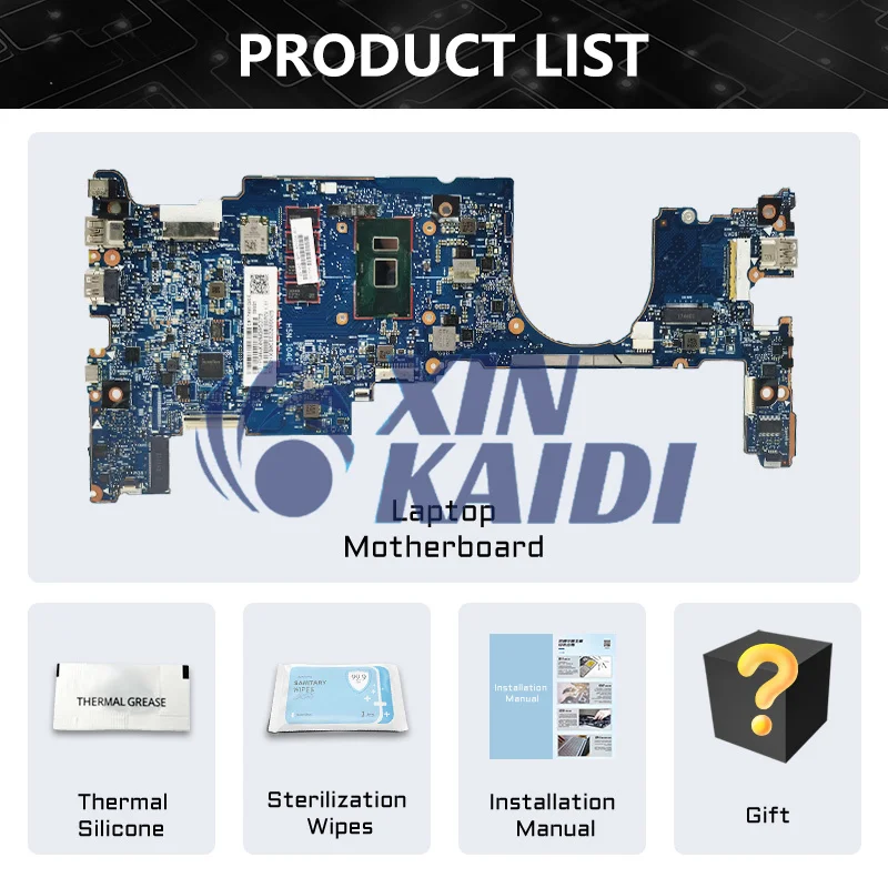 Untuk HP X360 1030 G2 Motherboard Laptop 6050A2848001 I5-7th Gen dengan RAM 917922-601 L30419-601 EliteBook 1030-G2 Mainboard