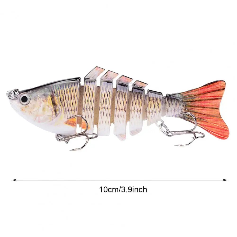 

1/2/3/5Pcs 10CM/15.5G Multi-Jointed Fishing Lure With Hooks Realistic 7-Section Swimbait Freshwater Saltwater Fishing Accessory