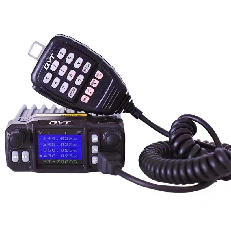 Imagem -06 - Qyt-mini Transceptor do Carro Rádio do Ham do Caminhão Faixas Kt7900d 2023 Vhf Frequência Ultraelevada 25w Faixa do Quadrilátero 144 220 350 440mhz Novo