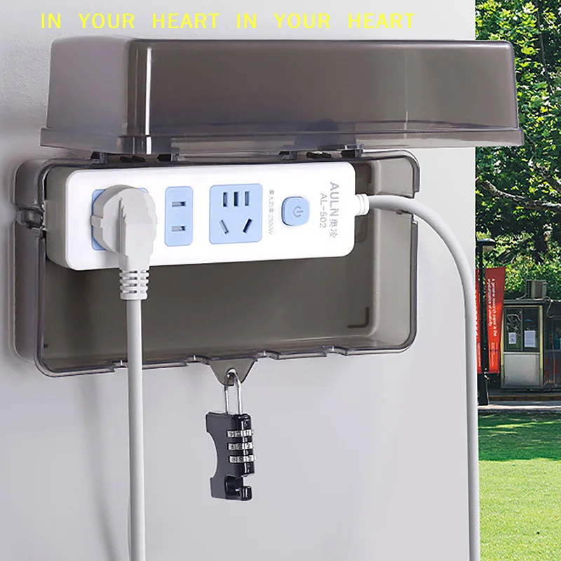 【X】Outdoor Electrical Boxes Waterproof Cable Management Box Rain-Proof Weather Proof Plug Box Waterproof Box For Wiring Board